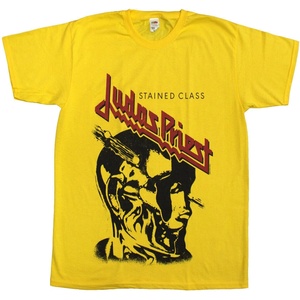 Judas Priest Stained Class Vintage Head Yellow S Риза (JPTEE27MY01)