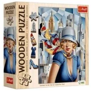 Trefl Wooden Puzzle 200 Summer in the City TREFL