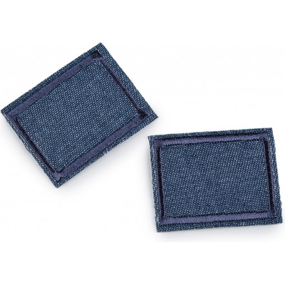 Prima-obchod Nažehlovací záplaty pro opravy dírek jeans 3x4 cm, barva 2 modrá delta