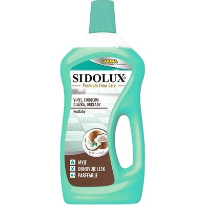 Sidolux Premium Floor Care na mytí podlah vinyl linoleum dlažba s vůní Kokos Máta 1 l