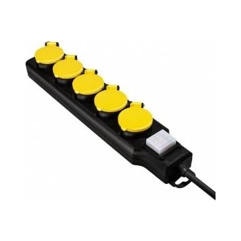 LogiLink 5 sockets IP44 1.5m