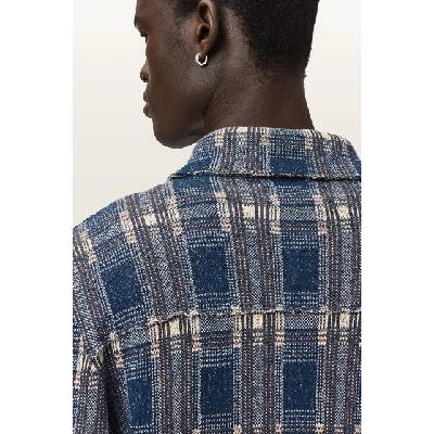 AllSaints жилетка мъжка с лен SOLMAR (M047KE)