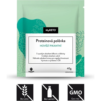 MyKETO Proteinová polévka hovězí pikantní 40 g