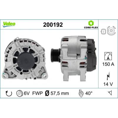 VALEO Alternátor 200192