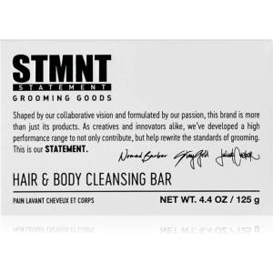 STMNT Care Hair & Body Cleansing Bar почистващ твърд сапун за коса, брада и тяло 125 гр