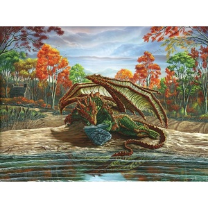 SunsOut - Puzzle Ed Beard Jr - Autumn by the Shore - 1 000 piese