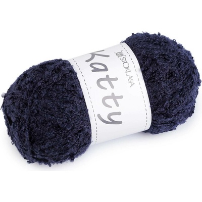 Pletací příze nopková Katty 100 g Varianta: 6 modrá tmavá, Balení: 1 ks