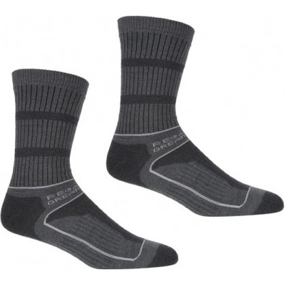 Regatta dámské trekové ponožky Samaris 2pack RWH045 tm. šedá