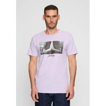 Mister Tee Тениска Pray Tee lilac XXLUB-MT157-00145 - Тъмносив, размер XS