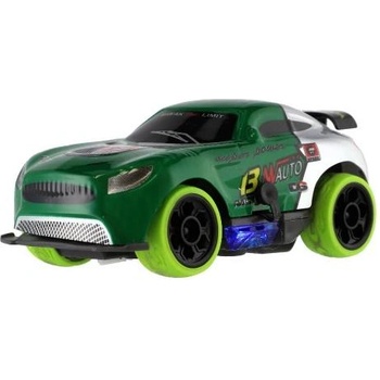 Teddies Авто RC състезателно 2, 4 GHz пластмаса 12см на батерии със светлина зелено