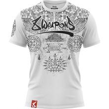 Pánské Muay Thai tričko 8 weapons Yantra bílé