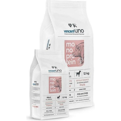 Vincent UNO Dog Adult Pork Grain Free 12 kg