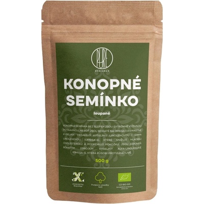 Brainmax Pure Konopné semienko lúpané BIO 500 g