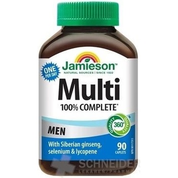 Jamieson multi complete pre mužov komplex vitamínov a minerálov inov.2024 90 tabliet