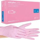 Pracovné rukavice Mercator Medical Nitrylex Pink Nitrilové rukavice ružové 100 ks
