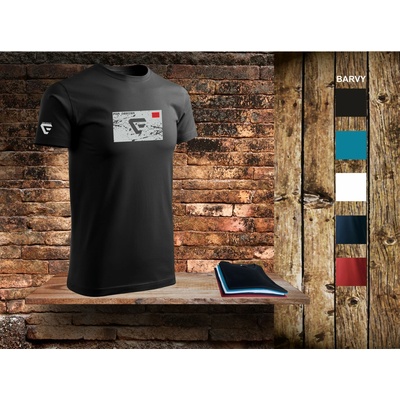 Elain E030 tričko Černá 3XL