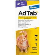 AdTab žuvacie tablety pre mačky 0,5-2 kg 1 ks