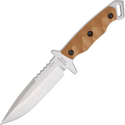 Halfbreed Blades Medium Infantry Knife Gen-2 Dark Earth G10, Sheath, SAN-VG10