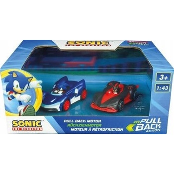 Carrera Auta Pull Speed Sonic Vs. Shadow 1:43