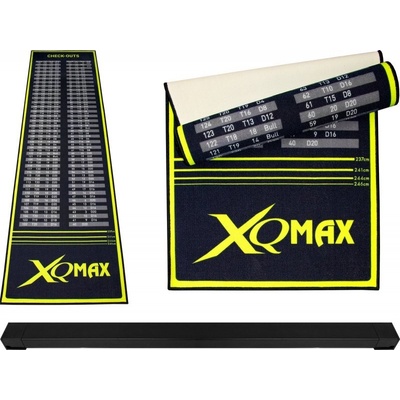 Podložka/koberec na šipky XQ MAX Oche Checkout Dartmat černá-zelená