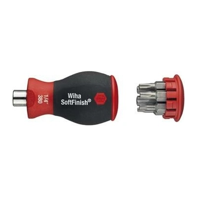 WIHA krátký šroubovák se zásobníkem bitů Stubby 1/4" , Torx® 6-dílný