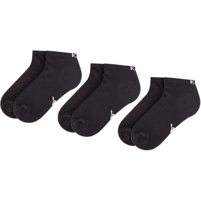 Kappa Комплект 3 чифта къси чорапи унисекс Kappa 704275 Черен (704275)