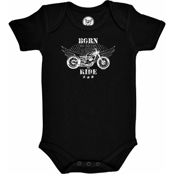 Image 1 of METAL-KIDS Детско боди Born to ride - черен - бял - Metal-Kids - 247.30. 8.7
