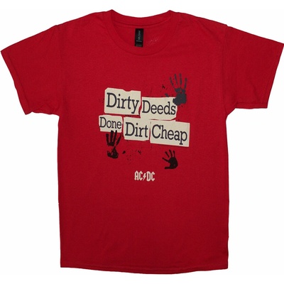 AC/DC Dirty Deeds Done Dirt Cheap Red