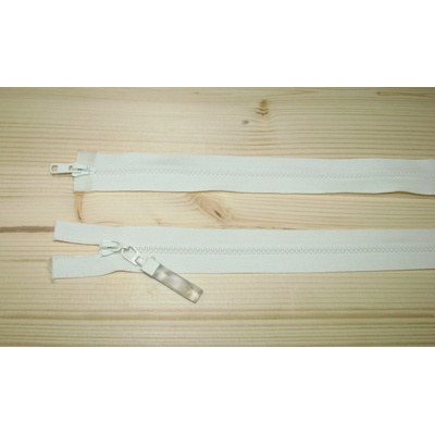 Kostenný zips smotanová 3mm deliteľný obojsmerný 40cm