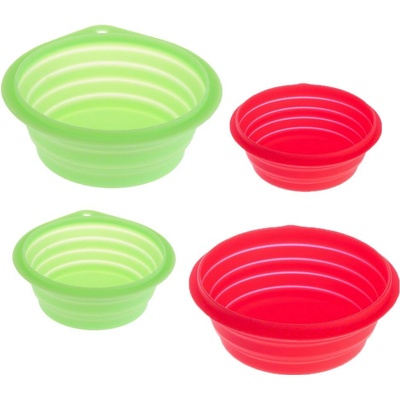 Cestovní silikonová miska s pevným okrajem 18 cm 1 l