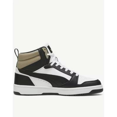 PUMA Rebound V6 Mid Shoes White/Black