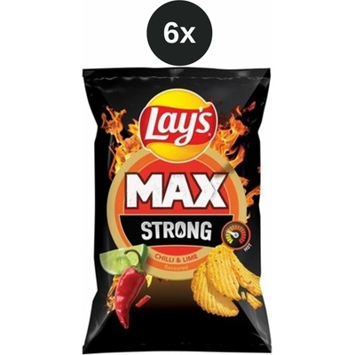 Lay's Strong Chilli & Lime 6x190 g