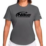 Nike Дамска тениска Nike Women's Swift Dri-FIT Running Top Running shirt - Thunder Blue / Reflective Silver (916-7169-0213)