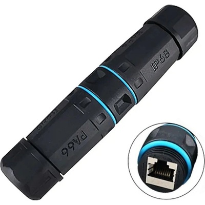 W-Star SPRJ45C6P68 - Průchodka RJ45 CAT6 STP stíněná IP68, spojka SPRJ45C6P68