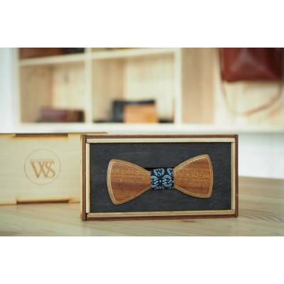 Wood Style Motýlek mini WS Modrotisk Třešeň