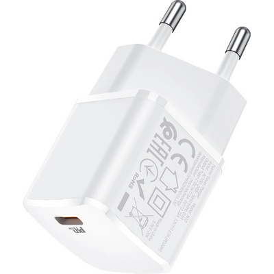 hoco. Зарядно Hoco N10 220V PD20W charger - Бяло