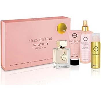 Armaf Club De Nuit Подаръчен комплект за жени Размер EDP 105 ml + 50 ml дезодорант спрей + 100 ml лосион за тяло + 250 ml спрей за тяло