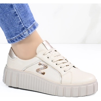 Ежедневни дамски обувки A18091-3 Beige