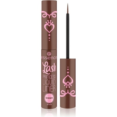 essence Lash PRINCESS tekuté linky na oči Brown 3 ml