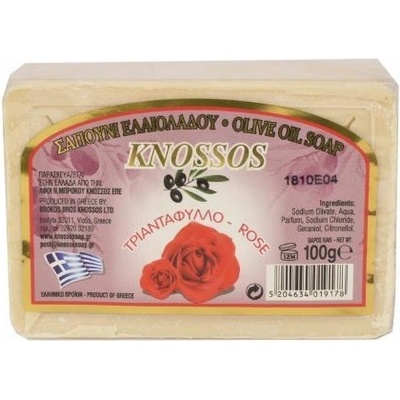 Knossos Olivové mýdlo růže 100 g