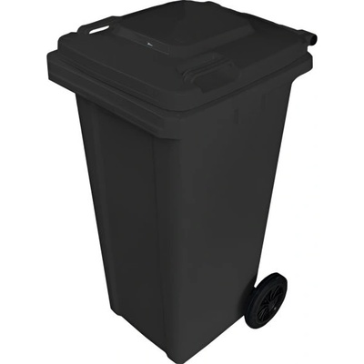 Max C24 Popolnice 240 L čierna s kolieskami