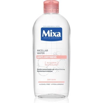 Mixa Anti-Dryness мицеларна вода против изсушаване на кожата 400ml