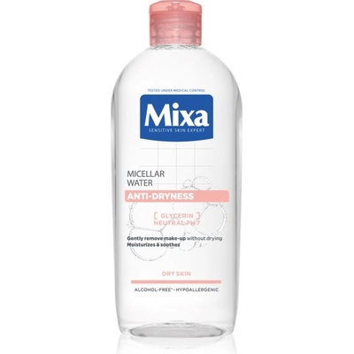 Mixa Anti-Dryness мицеларна вода против изсушаване на кожата 400ml