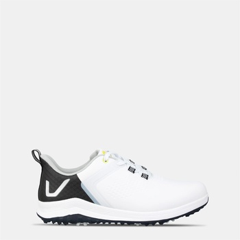 Slazenger Мъжки голф обувки Slazenger V Series Spiked Golf Shoes Mens - White/Black