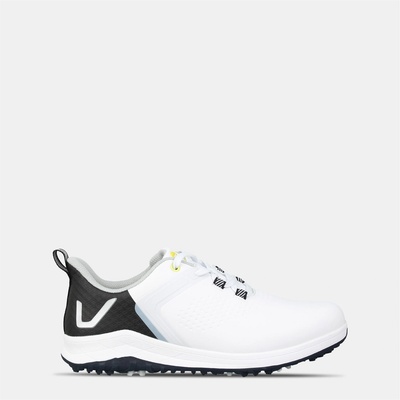 Slazenger Мъжки голф обувки Slazenger V Series Spiked Golf Shoes Mens - White/Black