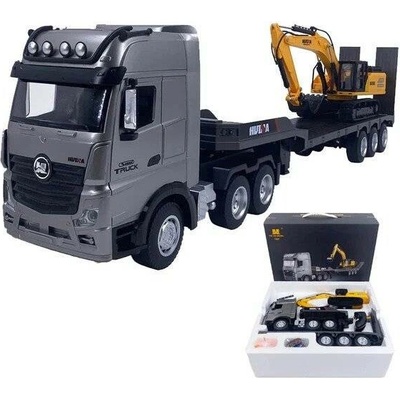 s-Idee Steffen Stabler S-Idee RC sada - RC Truck s RC bagrem ,stříbrná, 1:18, RTR, (HU1522)