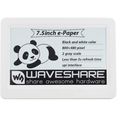 Waveshare 7,5" pasivní NFC e-Paper displej, bezdrátové napájení V2 – Hledejceny.cz