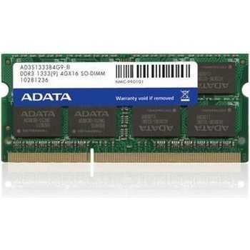 ADATA SODIMM DDR3 2GB 1333MHz CL9 AD3S1333C2G9-R