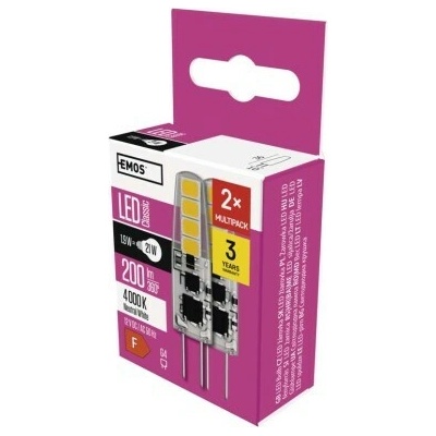 Emos LED žárovka Classic JC G4 1,9 W 21 W 200 lm n