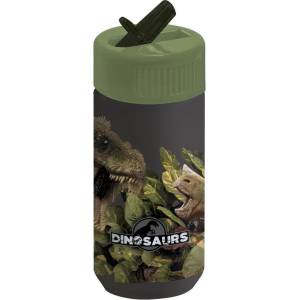 BackUP Dinosaur 18 бутилка със сламка 330 мл